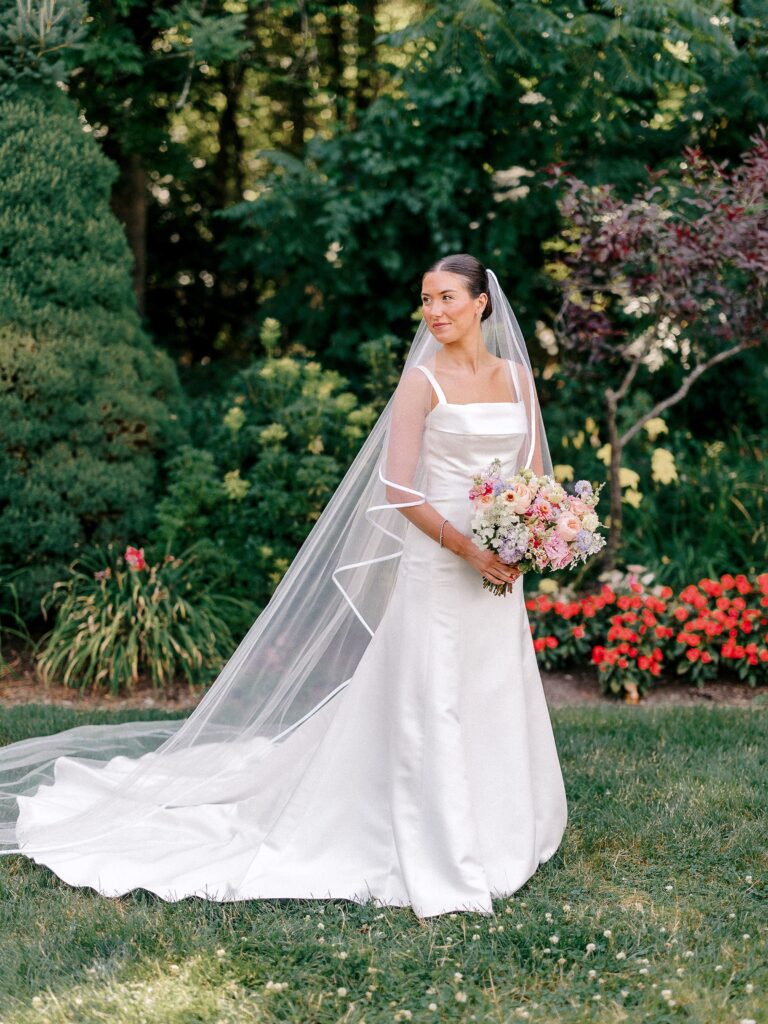 Bridal portrait at Bedford Village Inn