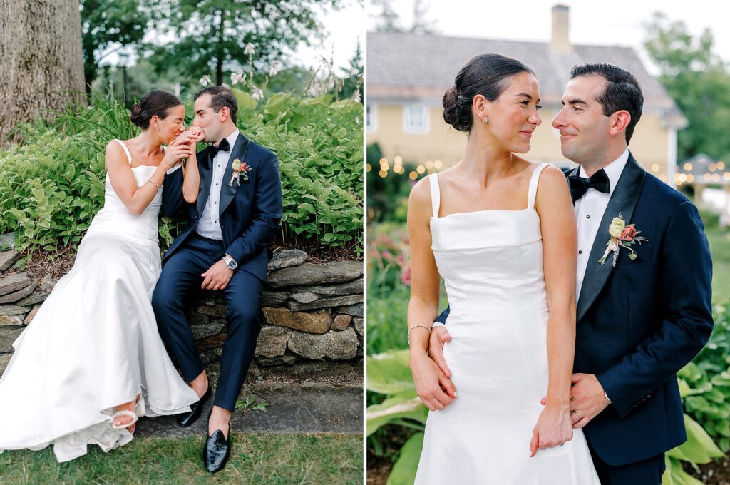 Bedford Village Inn wedding portrait 