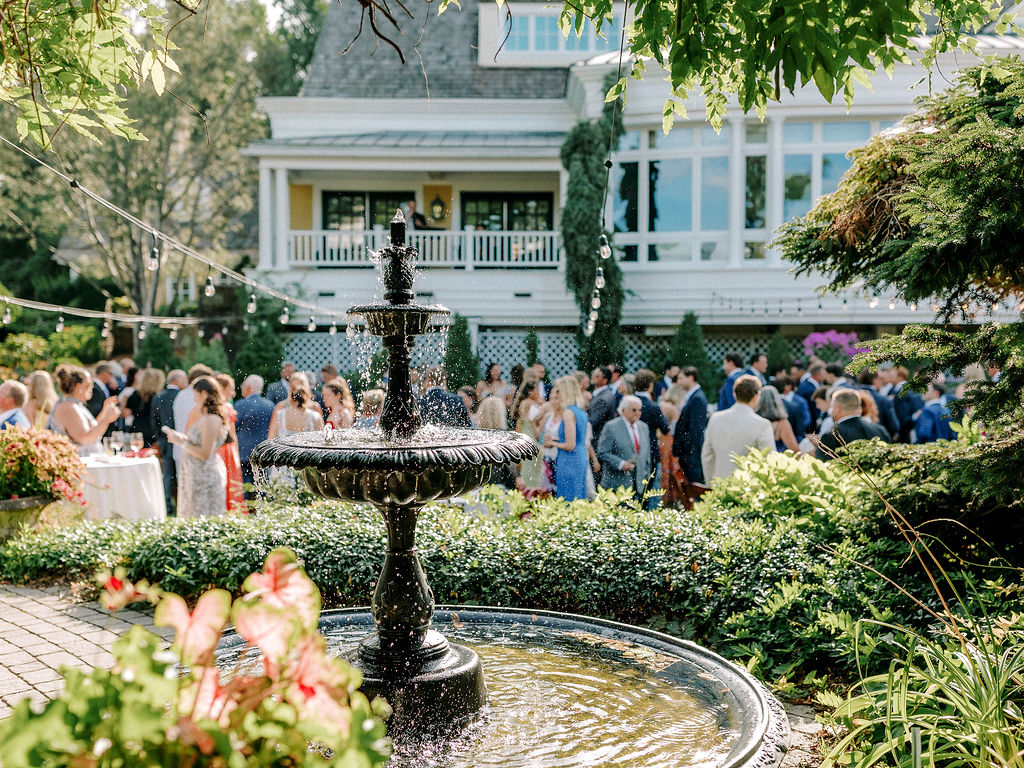 Colorful garden inspired wedding at Bedford Village Inn